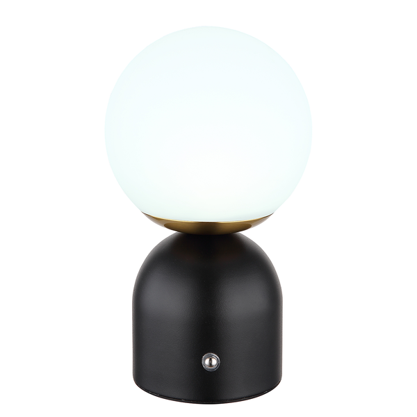 LED-Tischleuchte Julsy Typ A - Acrylglas / Eisen - 1-flammig - Schwarz