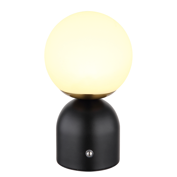 LED-Tischleuchte Julsy Typ A - Acrylglas / Eisen - 1-flammig - Schwarz