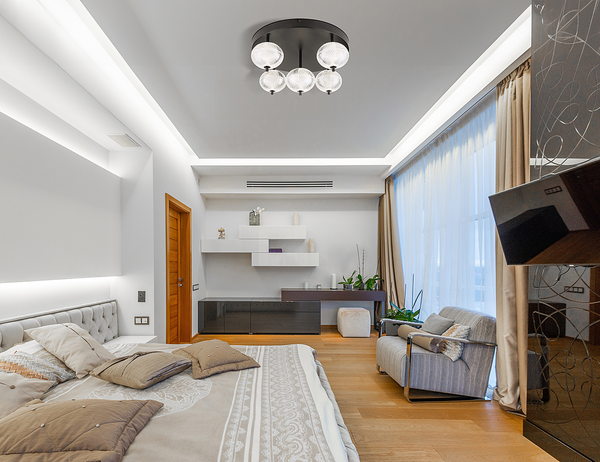 LED-Deckenleuchte Aida Typ A - Acrylglas / Eisen - 1-flammig