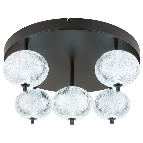 LED-Deckenleuchte Aida Typ A - Acrylglas / Eisen - 1-flammig