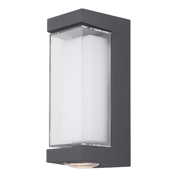 LED-Wandleuchte Plixon Typ B - Aluminium / Acrylglas - 1-flammig