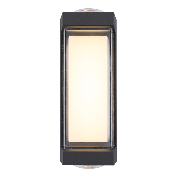 LED-Wandleuchte Plixon Typ B - Aluminium / Acrylglas - 1-flammig