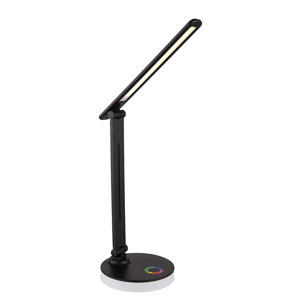 LED-Tischleuchte Geraldo - Acrylglas - 2-flammig - Schwarz