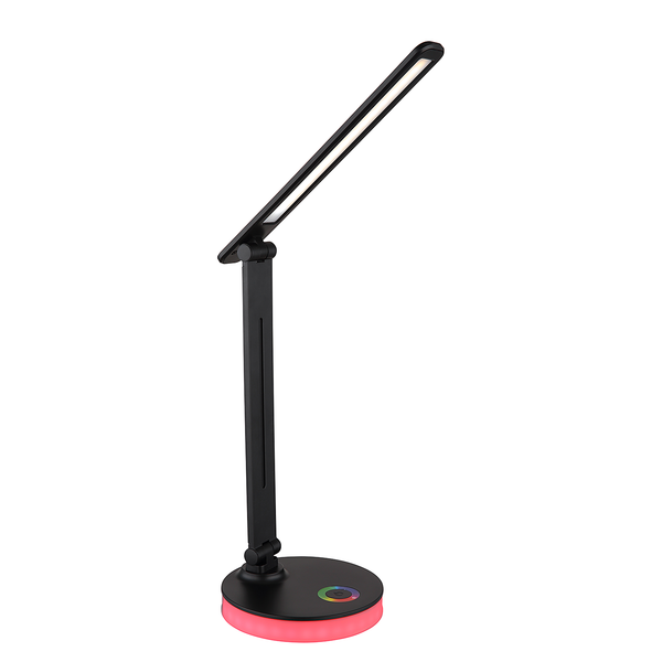 LED-Tischleuchte Geraldo - Acrylglas - 2-flammig - Schwarz