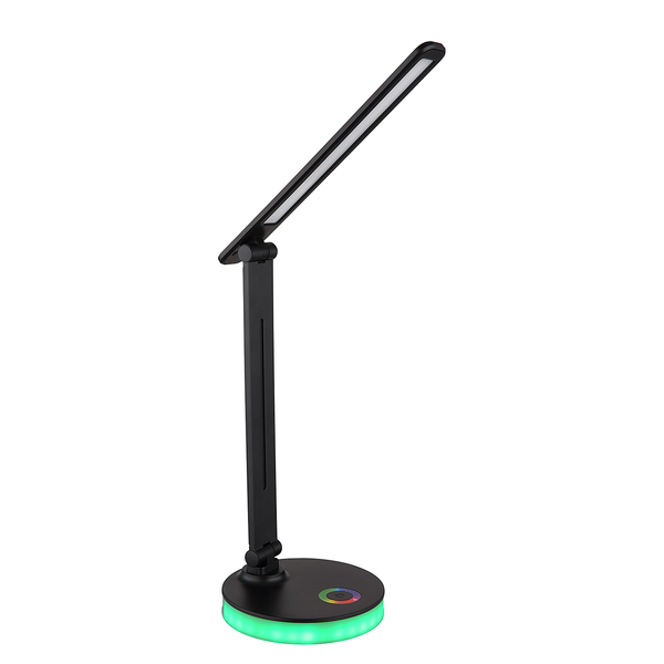 LED-Tischleuchte Geraldo - Acrylglas - 2-flammig - Schwarz