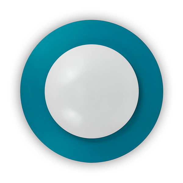 Deckenleuchte Saturn - Kunststoff - 1-flammig - Petrol