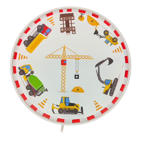 Wandleuchte Baustelle Round - Kunststoff - Mehrfarbig - 1-flammig
