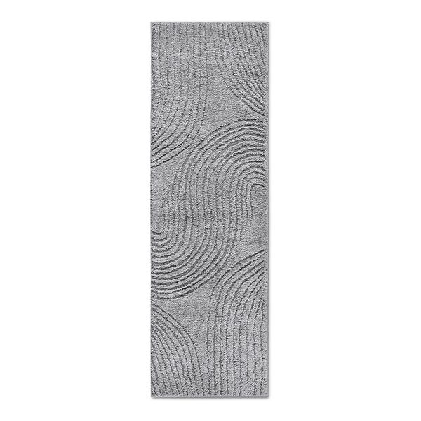 Läufer Pigment - Polyester - Hellgrau