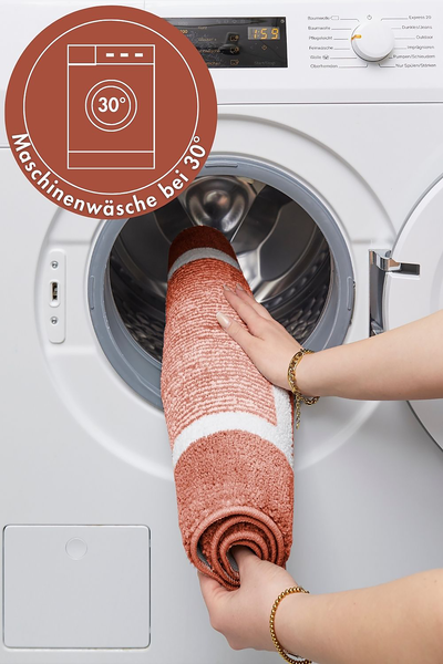 Badematte Maui - recyceltes Polyester - Rot - 50 x 80 cm