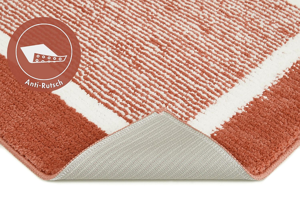 Badematte Maui - recyceltes Polyester - Rot - 50 x 80 cm