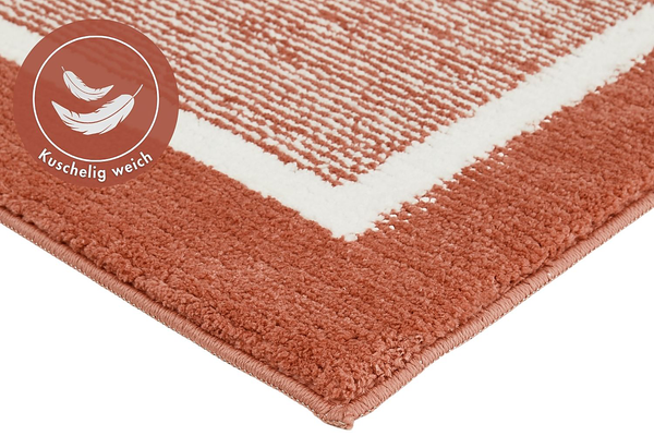 Badematte Maui - recyceltes Polyester - Rot - 50 x 80 cm