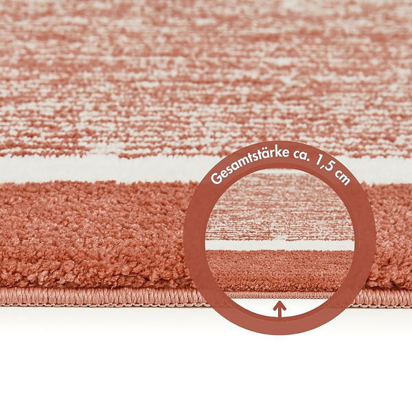 Badematte Maui - recyceltes Polyester - Rot - 50 x 80 cm