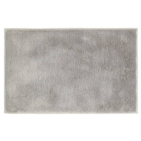 Badematte Florida - recyceltes Polyester - Grau - 60 x 100 cm