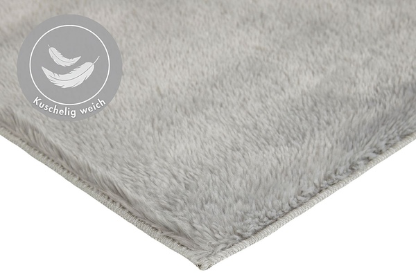 Badematte Florida - recyceltes Polyester - Grau - 60 x 100 cm