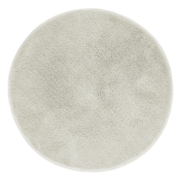 Badematte Florida rund - recyceltes Polyester - Beige