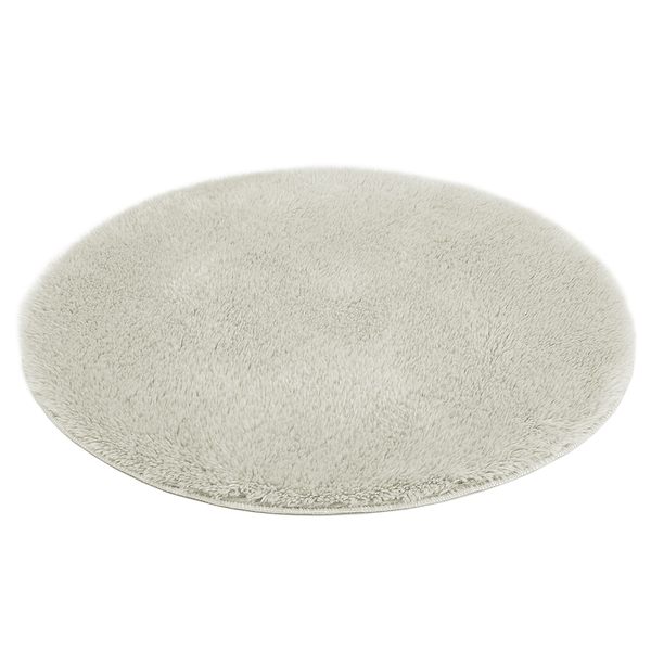 Badematte Florida rund - recyceltes Polyester - Beige