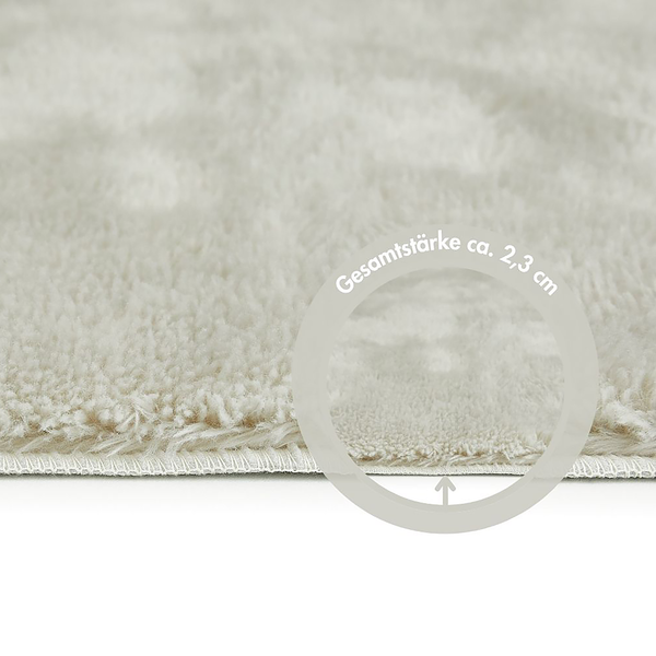 Badematte Florida - recyceltes Polyester - Beige - 40 x 60 cm