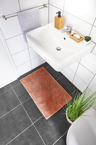 Badematte Florida - recyceltes Polyester - Rot - 40 x 60 cm