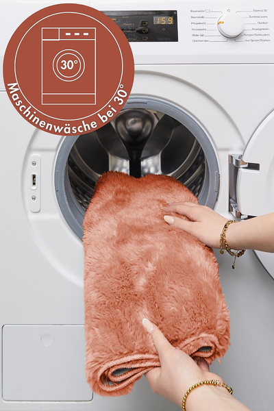 Badematte Florida - recyceltes Polyester - Rot - 40 x 60 cm