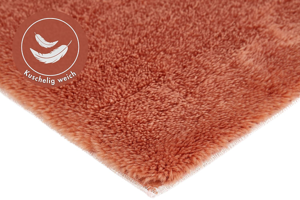 Badematte Florida - recyceltes Polyester - Rot - 40 x 60 cm
