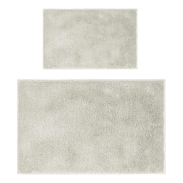 Badematte Florida 2er-Set Kombination A - recyceltes Polyester - Beige