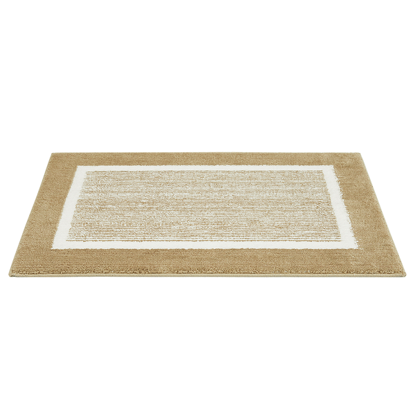 Badematte Maui 2er-Set Kombination B - recyceltes Polyester - Taupe