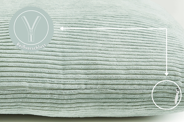 Kissen Emy - Polyester - Grün