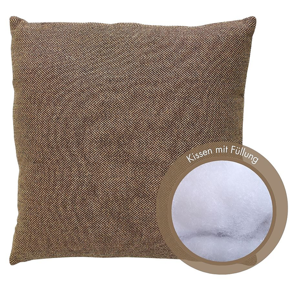 Kissen Jenny - Polyester - Taupe