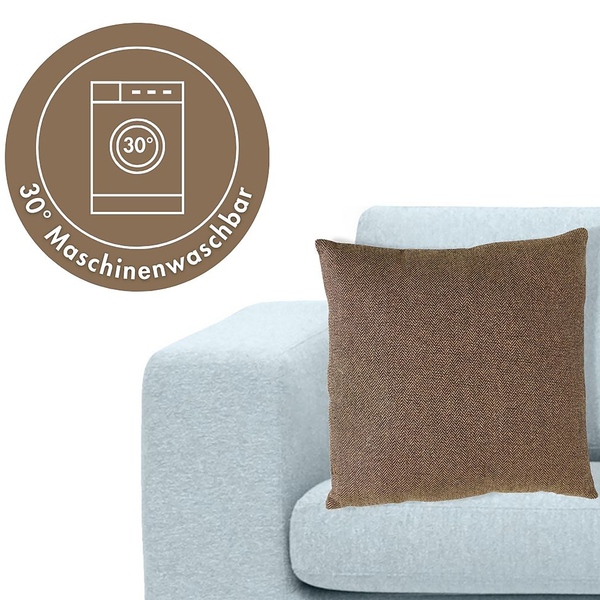 Kissen Jenny - Polyester - Taupe