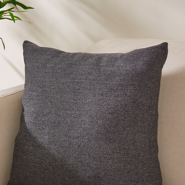 Kissen Jenny - Polyester - Dunkelgrau