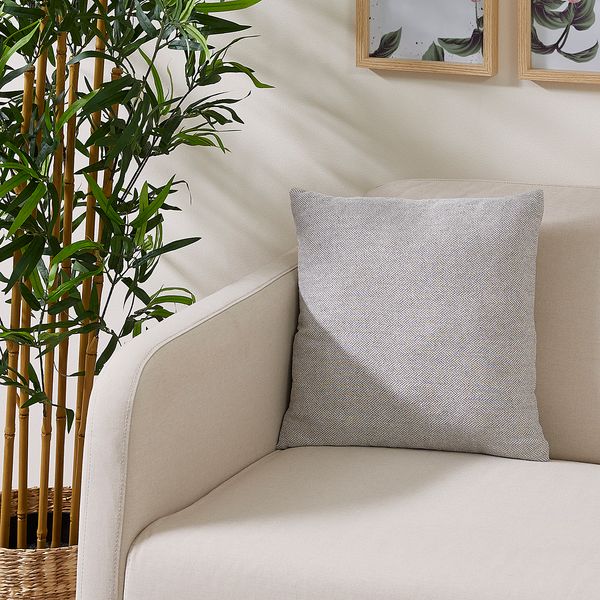 Kissen Jenny - Polyester - Hellgrau