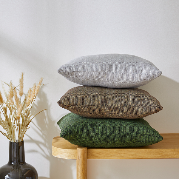 Kissen Jenny - Polyester - Hellgrau