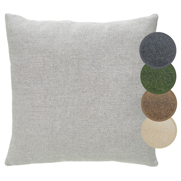 Kissen Jenny - Polyester - Hellgrau