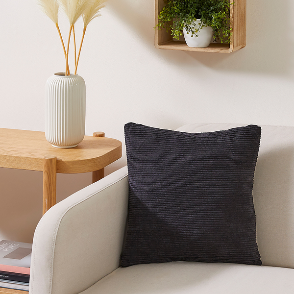 Kissen Emy - Polyester - Schwarz