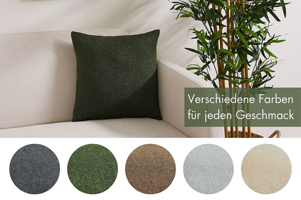 Kissen Jenny - Polyester - Grün