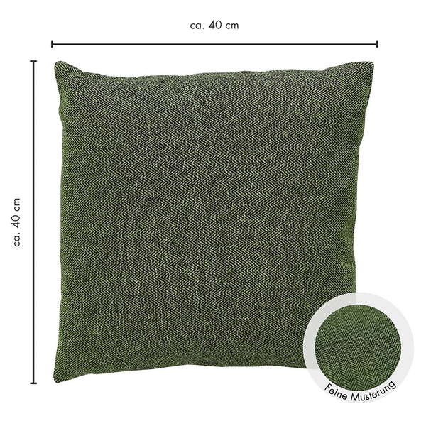 Kissen Jenny - Polyester - Grün