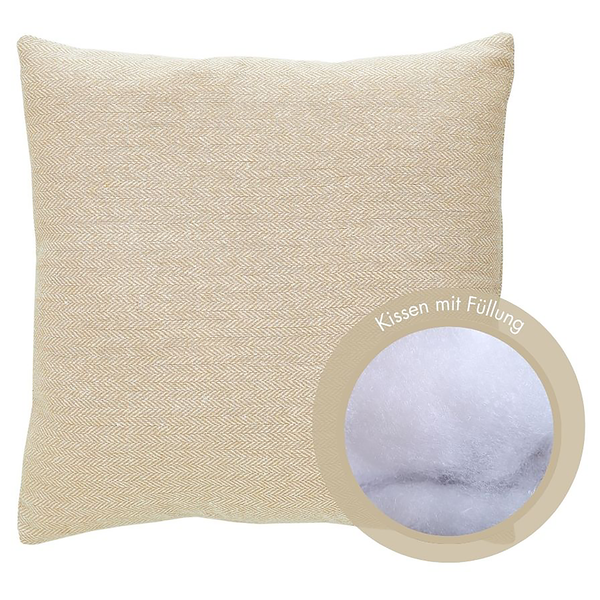 Kissen Jenny - Polyester - Beige