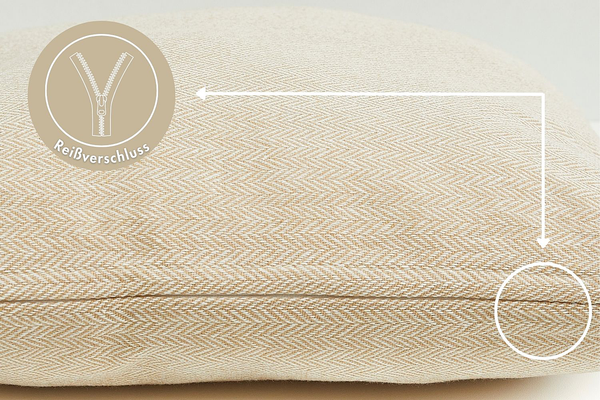 Kissen Jenny - Polyester - Beige