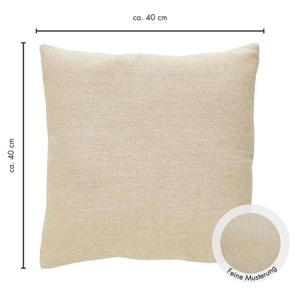 Kissen Jenny - Polyester - Beige