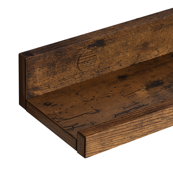 Wandboard Cottondale mit Rand 3er-Set - Dunkelbraun