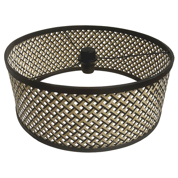 Lampenschirm Typ A - Bambus - Braun - 40 x 20 cm