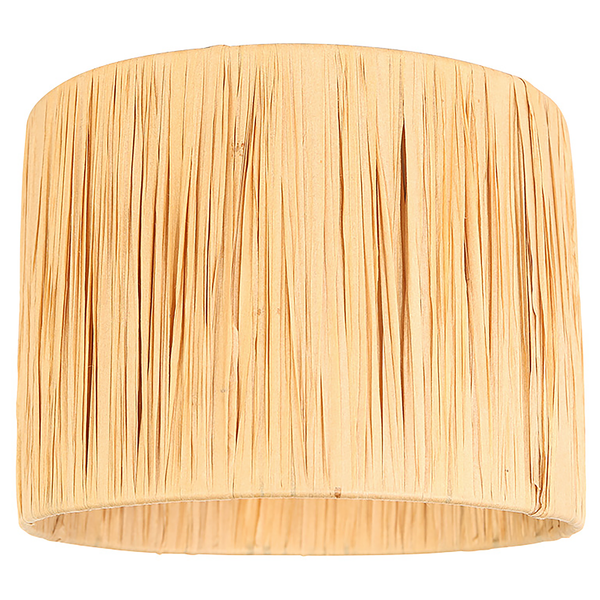 Lampenschirm Typ A - Pflanzengras - Braun - 20 x 15 cm