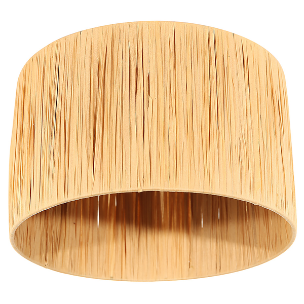 Lampenschirm Typ A - Pflanzengras - Braun - 30 x 18 cm