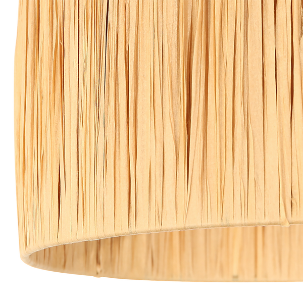 Lampenschirm Typ A - Pflanzengras - Braun - 30 x 18 cm