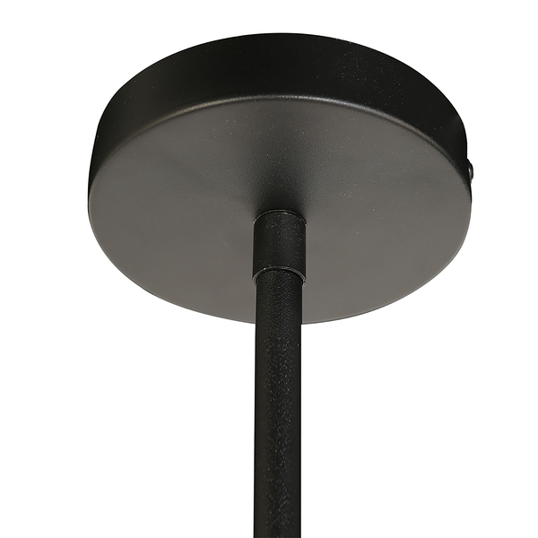 Pendelleuchte Constellation - Aluminium / Farbglas - 5-flammig - Messing