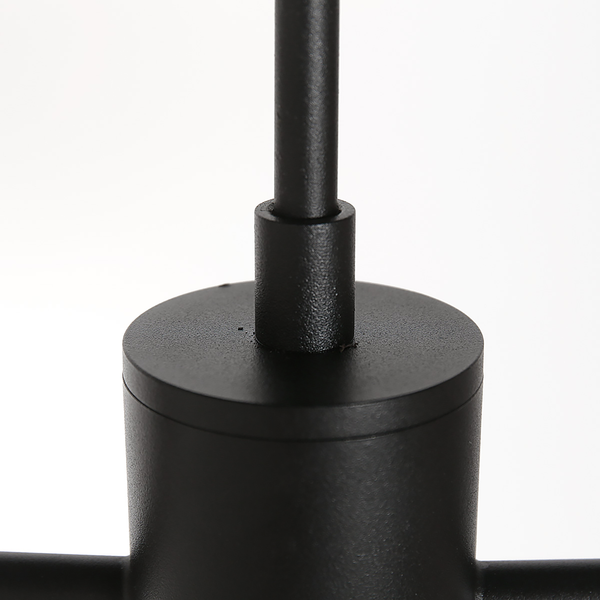 Pendelleuchte Constellation - Aluminium / Farbglas - 5-flammig - Messing