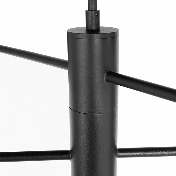 Pendelleuchte Constellation - Aluminium / Farbglas - 5-flammig - Messing