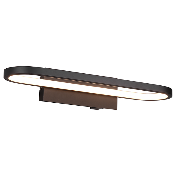 LED-Wandleuchte Gianni Typ B - Silikon / Eisen - 1-flammig