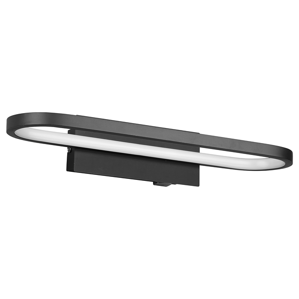 LED-Wandleuchte Gianni Typ B - Silikon / Eisen - 1-flammig