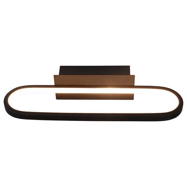 LED-Wandleuchte Gianni Typ B - Silikon / Eisen - 1-flammig
